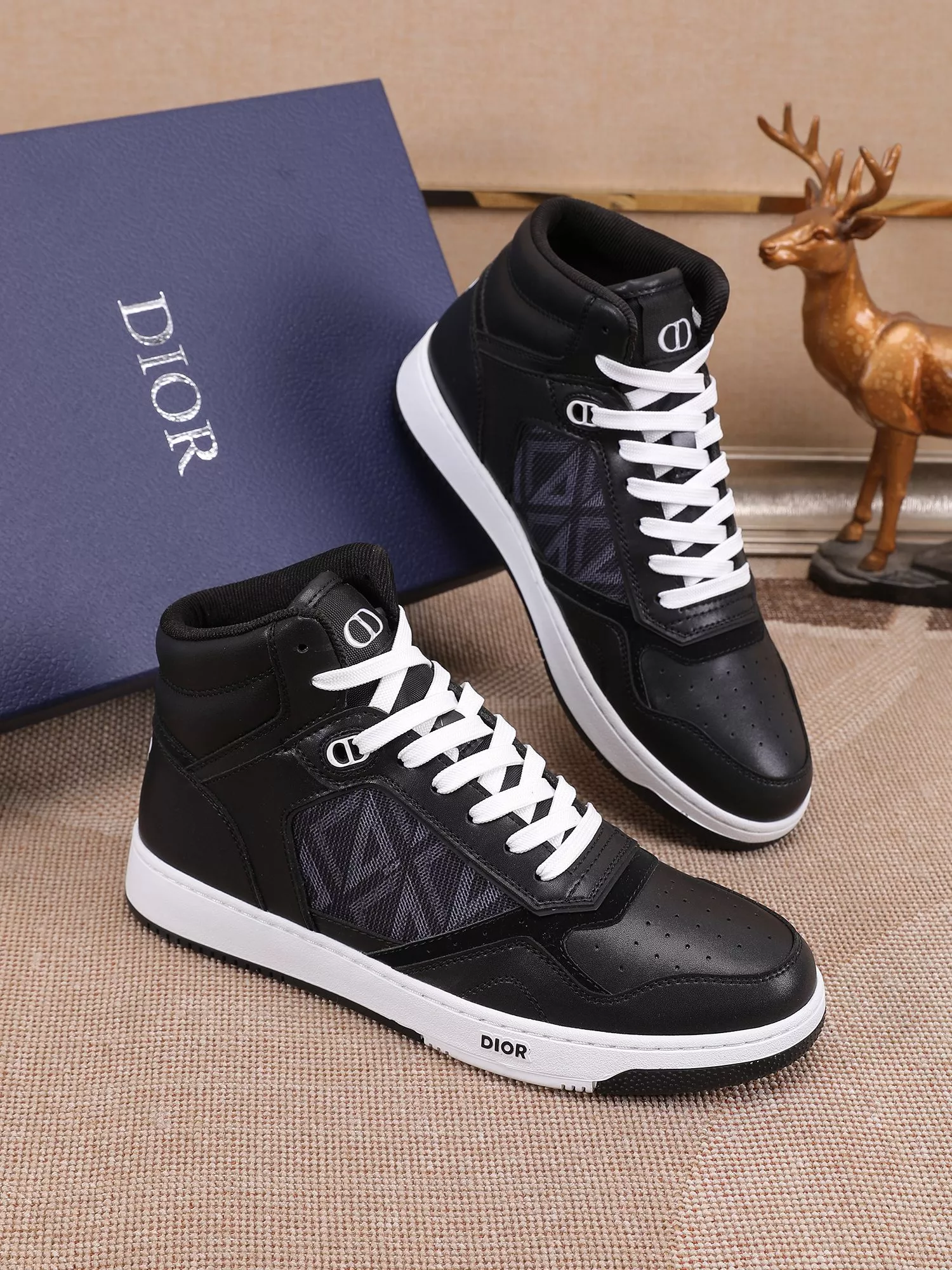 christian dior high top chaussures pour homme s_12ba1711